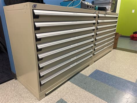 Lot (2) Rosseau 8-Drawer Horizontal File Cabinets, 24"x48"x40"