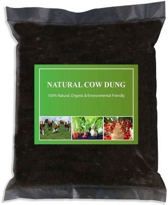 DIOART AY-2218-GobarKhaad. Natural Desi Cow Dung Manure for Garden-2Kgs ...