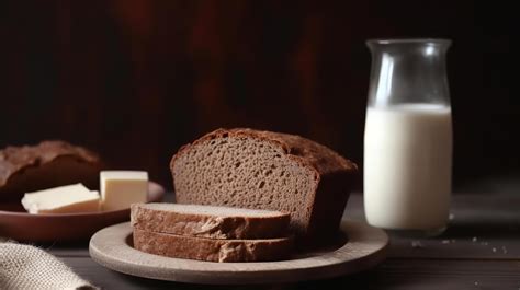 Bread with milk. Illustration 23698138 Stock Photo at Vecteezy