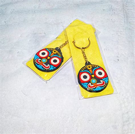 OAG Exclusive Lord Jagannath face key case of Key rings : Amazon.in ...