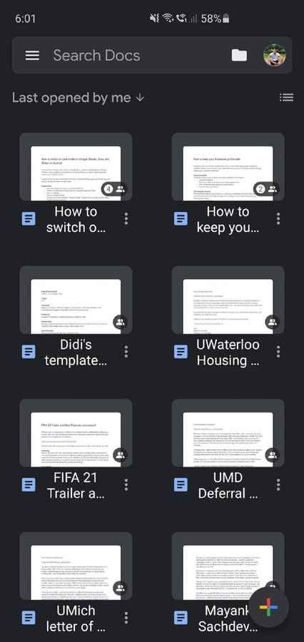 How to turn on dark mode on Google Sheets, Docs and Slides on Android ...