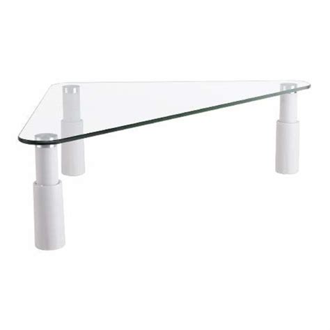WorkStore Defianz Laptop Stand with Tempered Glass, Height Adjustable