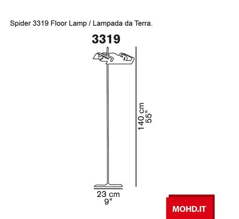 Spider 3319 Floor Lamp OLuce designed by Joe Colombo | Mohd Shop