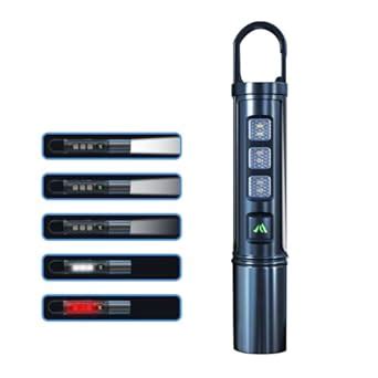 WARSUN High-Intensity Outdoor Flashlight, Rechargeable Ultra-Bright ...