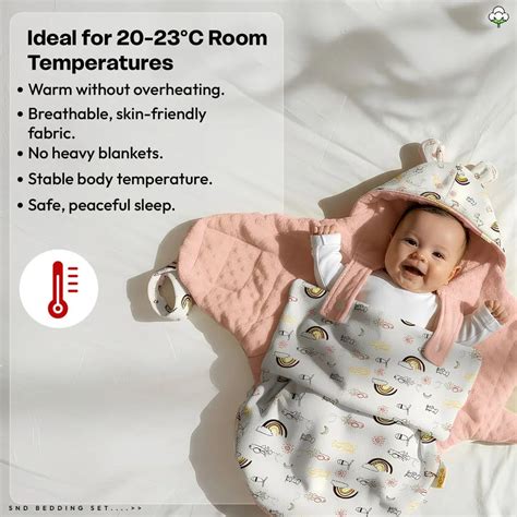 Printed Baby Swaddle, Soft & Comfy for Infants - Rainbow Print