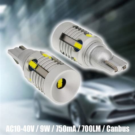 T15 Reverse LED 6000K White LED Bulb (12V, 18W, 2 Bulbs)