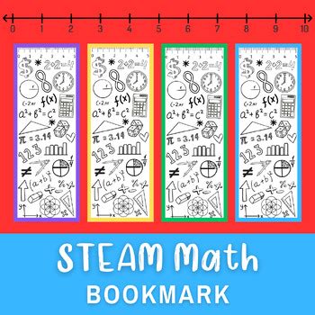 Image result for Math Bookmark