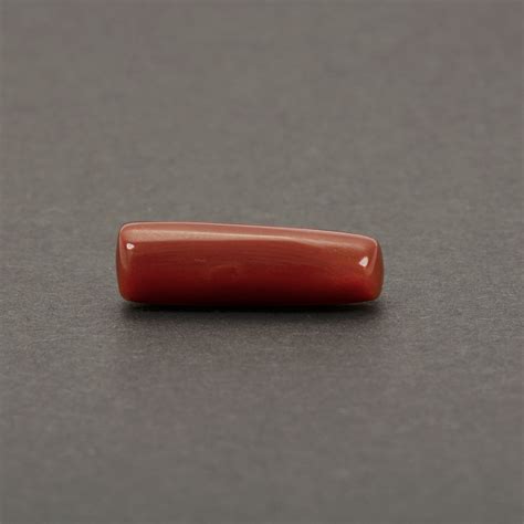 Certified Red Coral (Moonga) 9.11 Cts. (10.02 Ratti) Italy ZIZI37 ...
