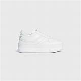 ブロックスニーカー ウェッジアウトソール / カーフスキン - オプティックホワイト | CELINE