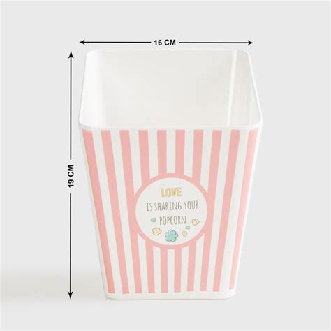 Buy Bakers Pride Melamine Striped Popcorn Bowl from Home Centre at just ...