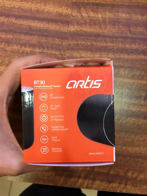 Artis BT30 Wireless Portable Bluetooth Speaker with TF Card Reader/USB ...
