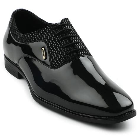 Buy Fortune Black Formal Lacing Oxford Shoes For Mens A998-07 By Liberty