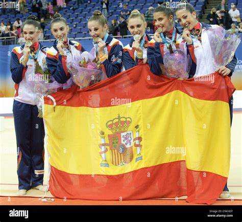 18.01.2012 London England. The Spanish pose after winning the Group All ...
