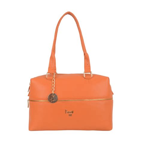 Truby Orange Medium Tote Bags