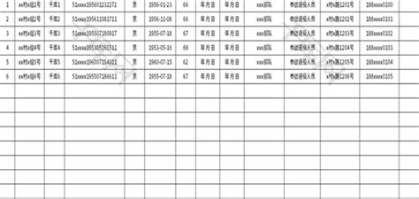 社区优抚对象统计花名册Excel模板_千库网(excelID：173294)