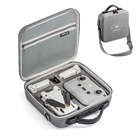 Buy Supfoto Carrying Case for DJI Mini 3 Pro Storage Bag Hard Shell ...