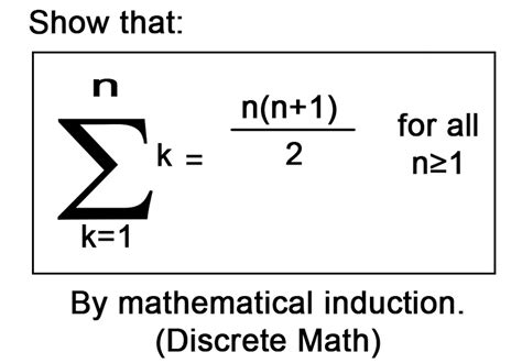 Solved Show that sigma^n_k = 1 k = 1 n(n + 1)/2 for all n | Chegg.com