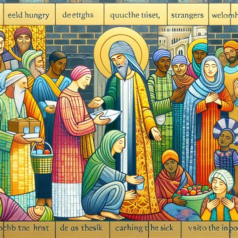 What does Matthew 25:37-40 mean? | Bible Art