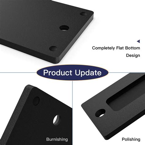 Orgerphy 7” Black Barn Door Handle Finger Pull Set India | Ubuy