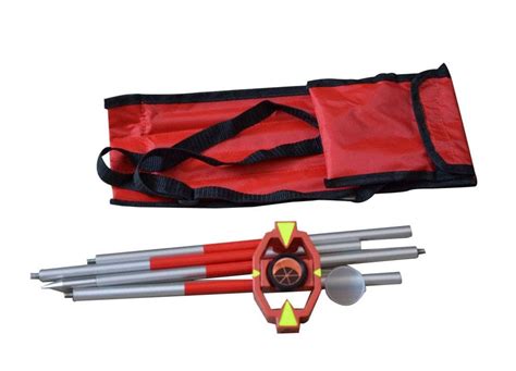 CA ART UTC 1inch Survey Mini Prism Total Station with 4 Poles Mini ...