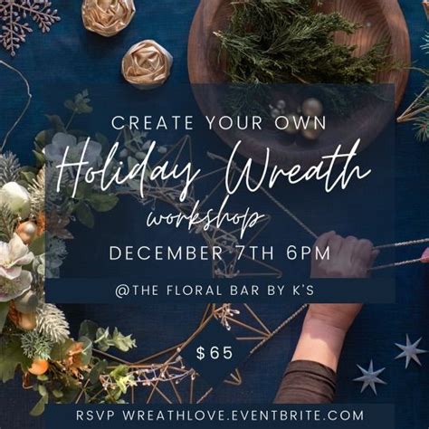 Holiday Wreath Workshop , Dragonfly Farms Hamilton NJ, Hamilton ...