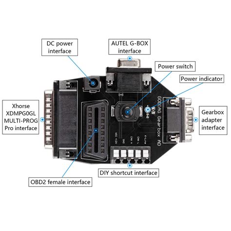 2025 GODIAG Gearbox Cable 9-in-1 Set for V-A-G V30/ DQ200/ DL501/ VL300/ VL381/ DQ500/ DQ250 ...