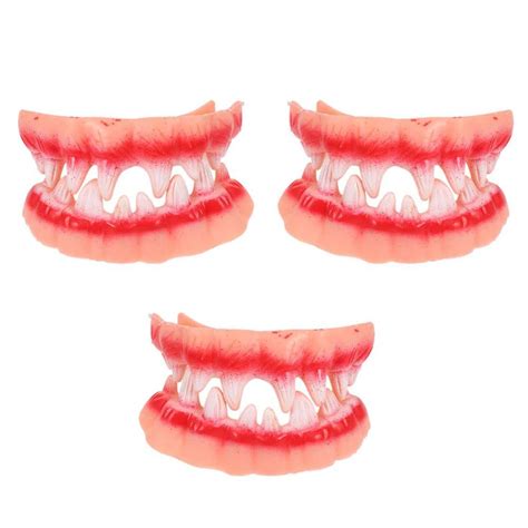Pop The Party Gnarly Teeth Gag Teeth Ugly Fake Teeth Bob Teeth Prank ...