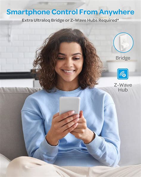 Buy ULTRALOQ U-Bolt Z-Wave Smart Lock with Door Sensor, Works with Z ...