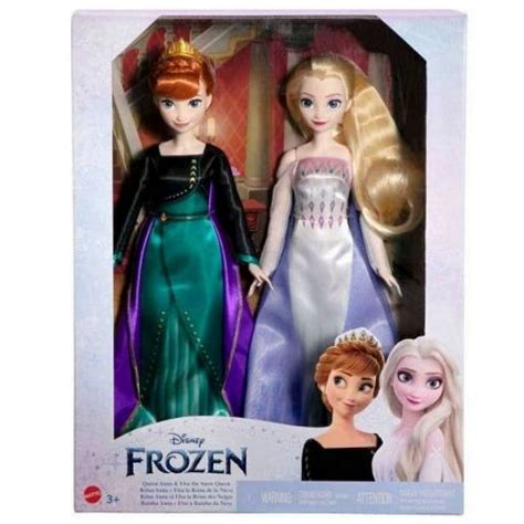 Disney Frozen Queen Anna & Elsa Snow Queen Fashion Doll 2pk Gift Set Toy - Walmart.com