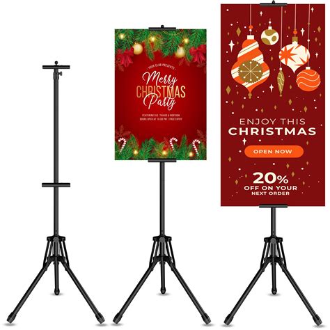 Mua Poster Stand for Display, 80'' Adjustable Sign Stand Tripod ...