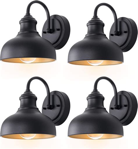 Amazon.com: GOALPLUS 7 Inch Outdoor Gooseneck Barn Lighting Black ...
