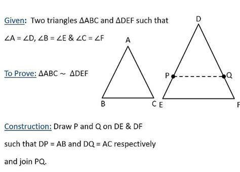 Triangles Class 10 Notes Maths Chapter 6