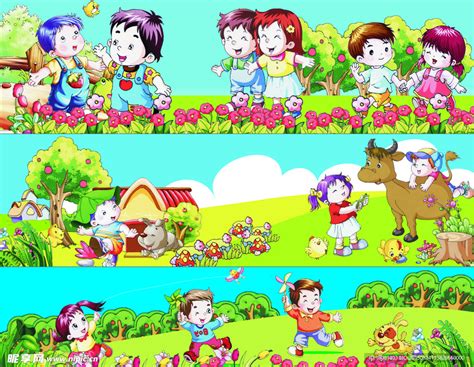 幼儿园墙画 的图像结果