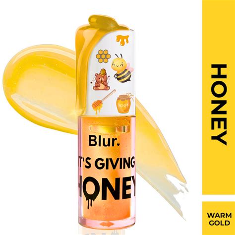 It's Giving Honey | Juicy Lip Oil | Hydrating + Pigmented – Blur India