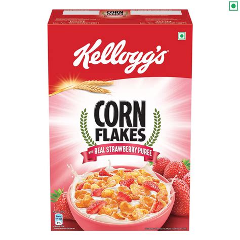 Kellogg's Real Strawbery Puree Corn Flakes, 250 gm ஹிந்தியில் பயன்கள் ...