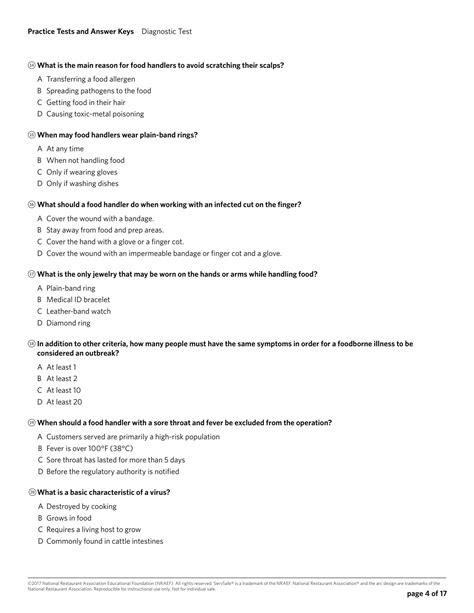 Image result for ServSafe Answer Key