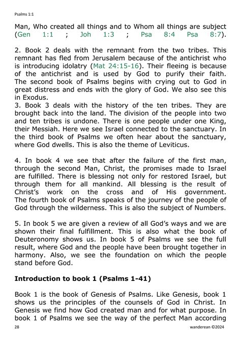 Psalms 1:1-2 - Collection of Biblical Commentaries | PDF