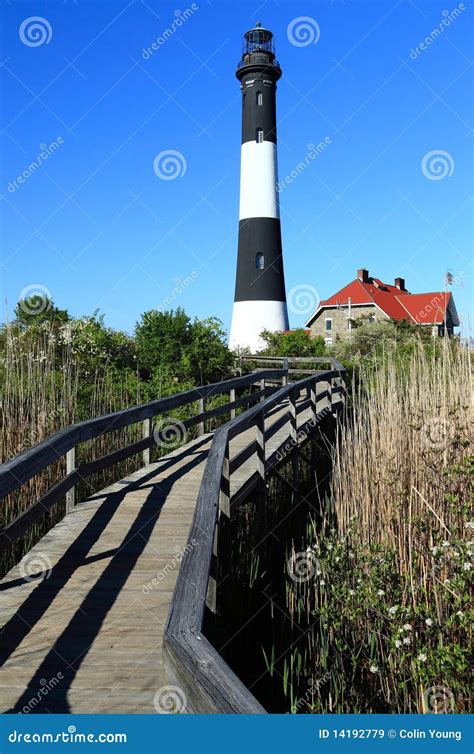 Fire Island Lighthouse stock image. Image of nature, stone - 14192779
