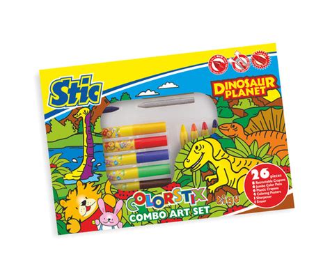 Colorstix Color Kit - Dinosaur Planet – Stic Art and Craft