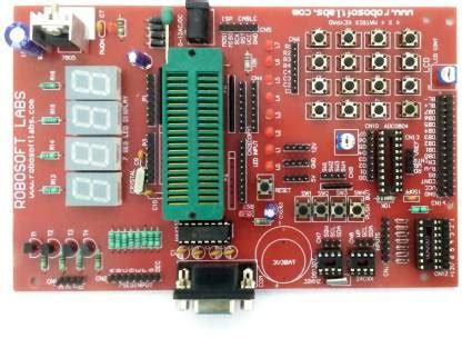 Robosoft Labs 8051 / 8052 (40 pin) Microcontroller Development Board ...