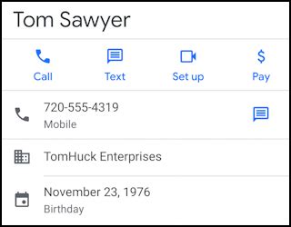 Image result for Android Add Contact to Text