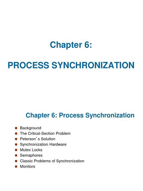 Image result for Process Synchronization in Computer Photo