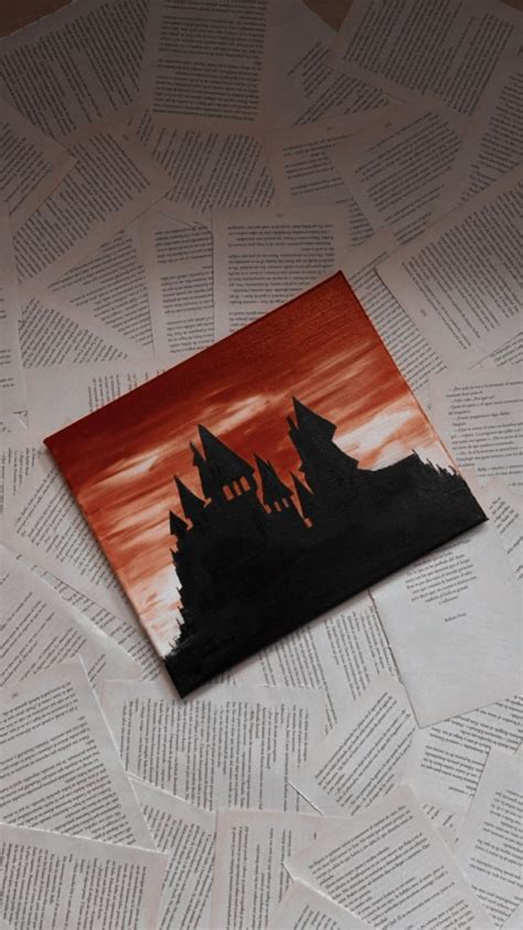 Image result for Hogwarts Acrylic Tutorial