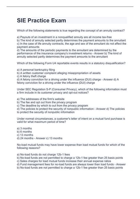 SIE Practice Exam 2022/2023 with complete solutions - SIE Practice ...