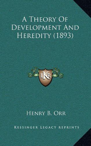 Buy A Theory of Development and Heredity (1893) Book Online at Low ...