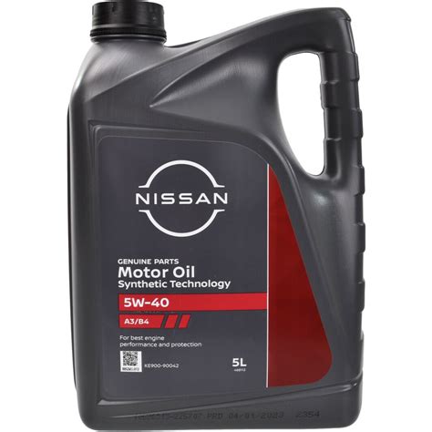 Engine oil NISSAN 5W40 5l, KE90090042 | AUTODOC price and review