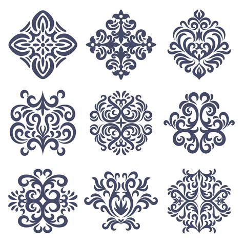 Damask Vector Art, Icons, and Graphics for Free Download