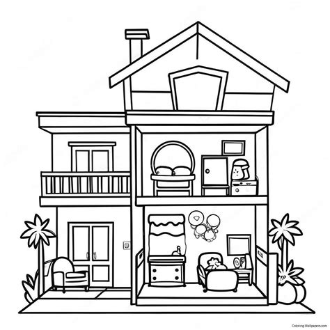 Toca Boca House Coloring Pages