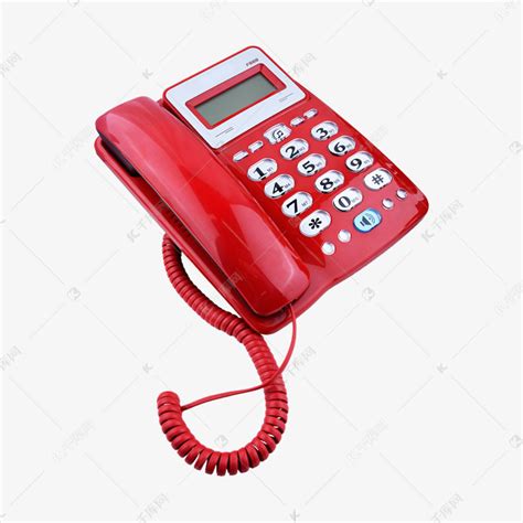 老式红色电话素材图片免费下载-千库网