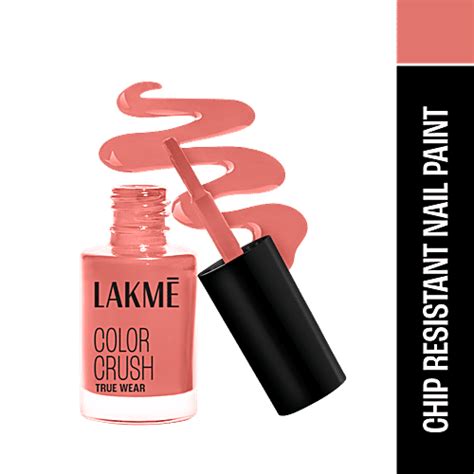 Buy Lakme True Wear Color Crush Nail Paint - Long Lasting & Vibrant ...